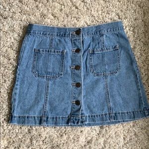Jean skirt